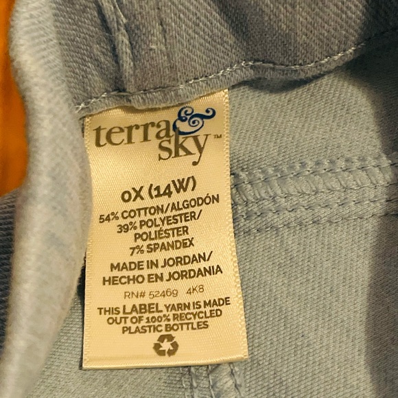 Women’s Terra And Sky Jeans Size 14W - Picture 4 of 6